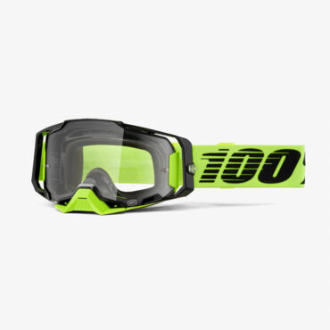 Очки 100% Armega Neon Yellow / Clear 50004 00032 - миниатюра 1