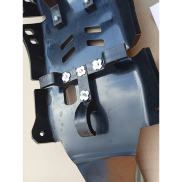 HardGlide защита картера Husqvarna 250 300 TE TBI 24-> / GasGas 250 300 EC 24 -> // HG HE2 24 047L - миниатюра 4