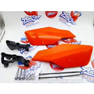 KTM Защита рук в сборе ( оранжевый ) SX SXF 23-> / EXC EXCF 125 500 14 25 ( A49002979000EB ) - миниатюра 2