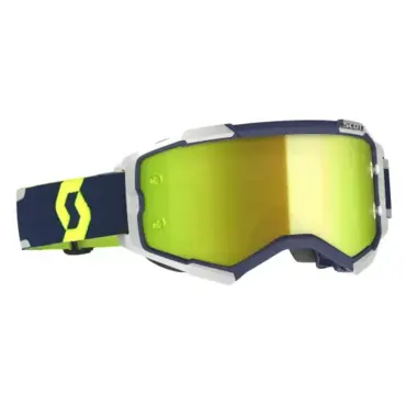 Scott Очки Fury blue grey yellow chrome works - миниатюра 3