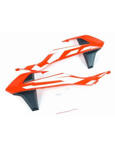 Боковины радиатора оранжевые с графикой KTM 50SX 2016