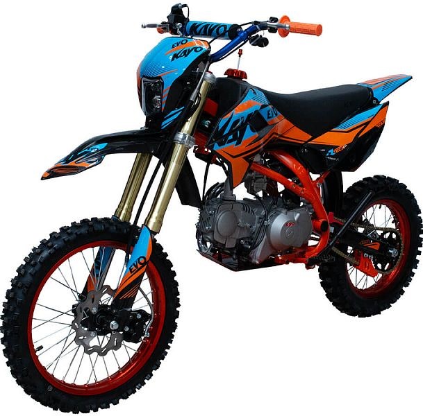 Питбайк KAYO EVOLUTION K125EM 17 14 KRZ (механ. сцепл., эл. стартер 2024 г.) - фото 3