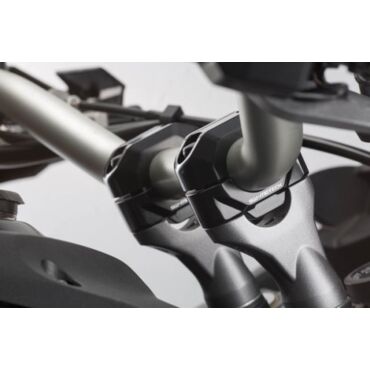 SW Motech проставки прямые высота 30 mm - для руля 28 mm ( черный ) // LEH.00.039.24100.30 B / 10020182 - миниатюра 1