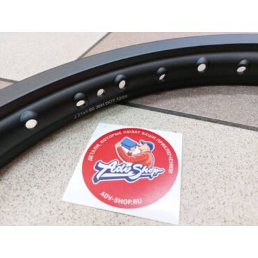 AdvProWeel BLACK обод R21 перед черный / 21х1,6 (36) / SX EXC TE FE FC алюминиевый 7 й серии - миниатюра 2