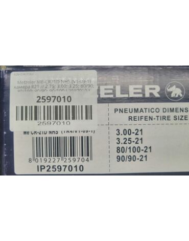 Metzeler ME CR21D NHS (V1 09 1) камера R21 // 2.75; 3.00; 3.25; 80 90; 80 100; 90 90; 90 100 ( 2597010 )
