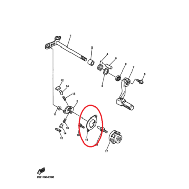 Шайба поросенка  YZF450(06 13), original - миниатюра 1