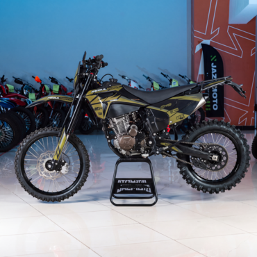 Мотоцикл Regulmoto ZZ PR 300 6 передач с ПТС (Черный/ зеленый) 21 18 - миниатюра 1