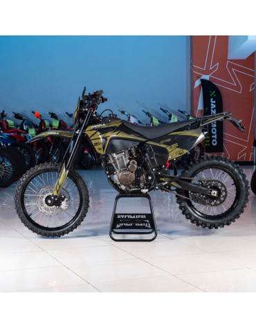 Мотоцикл Regulmoto ZZ PR 300 6 передач с ПТС (Черный/ зеленый) 21 18