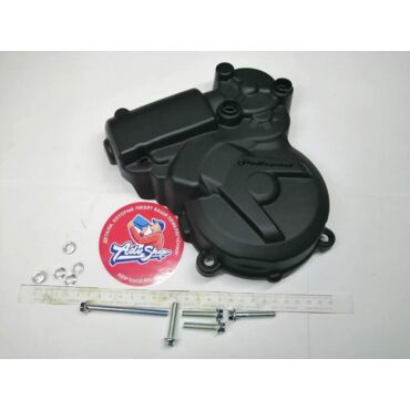 Polisport IGNITION COVER PROTECTOR BLACK защита крышки зажигания генератор  (Black) EXC 250 300 (11 16) 250 Freeride 15 17 // 179 8464300001 - миниатюра 1