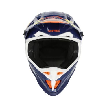 Acerbis Шлем T711 Blue Orange - миниатюра 9