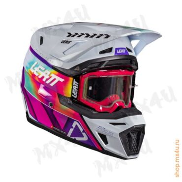 Шлем 8.5 V26 Composite + 5.5 очки Velocity - Мультицвет - миниатюра 6