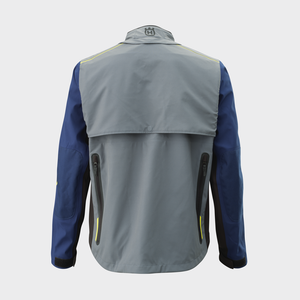 Мотокуртка Husqvarna Gotland Jacket, blue grey (L, Взрослая  Кросс эндуро) - миниатюра 2
