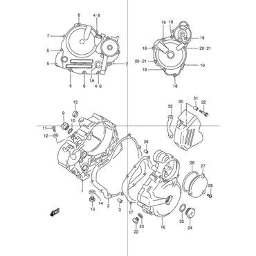Suzuki Прокладка сцепления DR250 ( 11482 13E00 ) - миниатюра 2