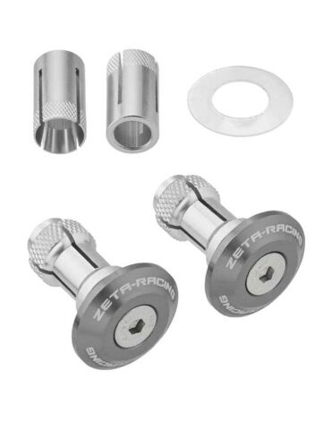 Заглушки в руль ZETA 29mm 2pcs Titanium, ZE48 7003