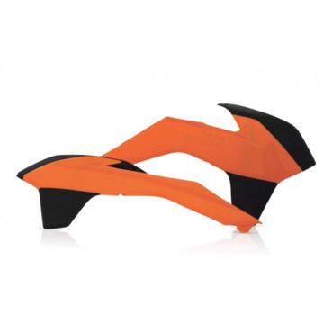 Acerbis спойлер радиатора (оранжевый черный) SX SXF 13 15 EXC EXCF 14 16 // 0016871.209 - миниатюра 1