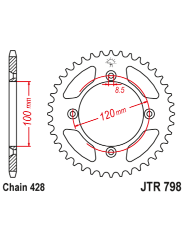 Звезда ведомая JTR798.49