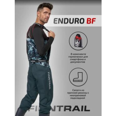 Finntrail Вейдерсы с сапогом Enduro BF 5280 Camo Grey - миниатюра 15