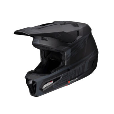 Leatt Шлем кроссовый Helmet Kit Moto 3.5 V25 Stealth - миниатюра 4