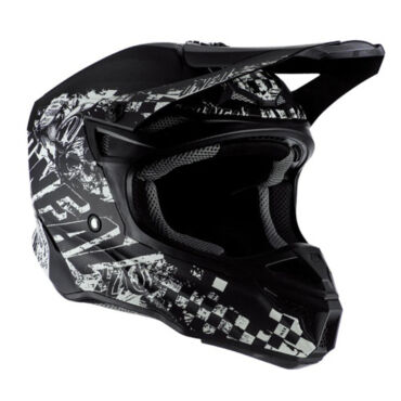 Oneal Шлем Кроссовый 5Series Rider Черный Белый - миниатюра 4