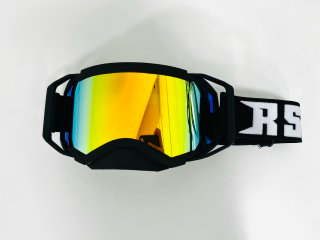 Очки зимние RSX Blizzard Winter,черный черный;двойная зеркально жёлтая линза