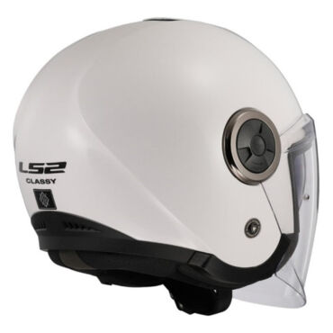 LS2 Мотошлем OF620 Classy Solid белый - миниатюра 3