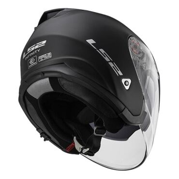 LS2 шлем OF521 Infinity Solid Черный матовый - миниатюра 7