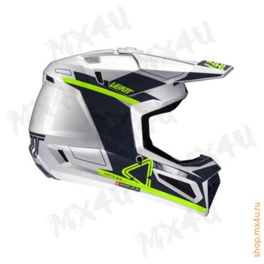 Кроссовый шлем 3.5 V25 Steel - Серебристый - миниатюра 4