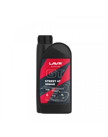 Масло моторное LAVR MOTO GT Street 4T 10W 40 1л