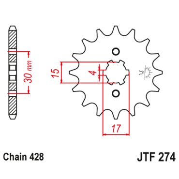 Звезда ведущая JTF274.14 - миниатюра 1