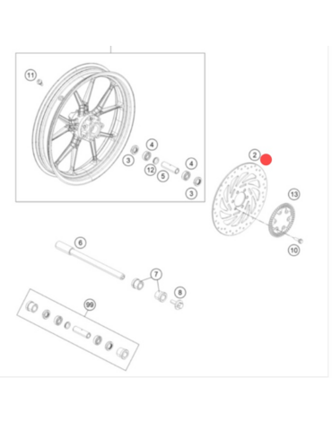 BRAKE DISC FRONT