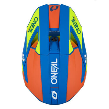 Oneal Шлем кроссовый 3Series Solid V.24 синий желтый - миниатюра 2