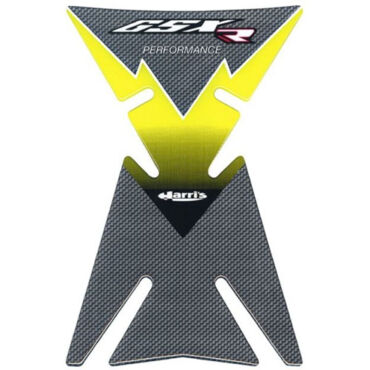 Накладка на бак Harris Suzuki GSX R, карбон, цвет жёлтый - миниатюра 1