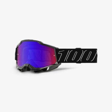 Очки 100% ACCURI 2 Goggle Blackline - Mirror Red Blue Lens - миниатюра 1