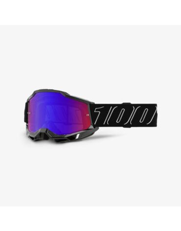 Очки 100% ACCURI 2 Goggle Blackline - Mirror Red Blue Lens