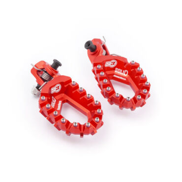 Подножки алюминиевые красные S3 HardRock GasGas EC EC F 24- - миниатюра 2