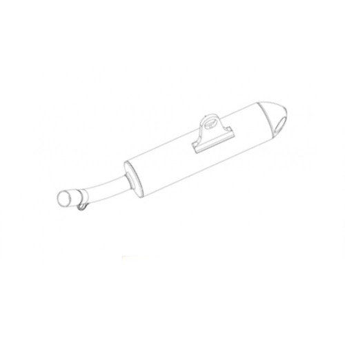 Глушитель в сборе KTM 65SX 24- / Husqvarna TC65 24- / GasGas MC65 24- - фото 5