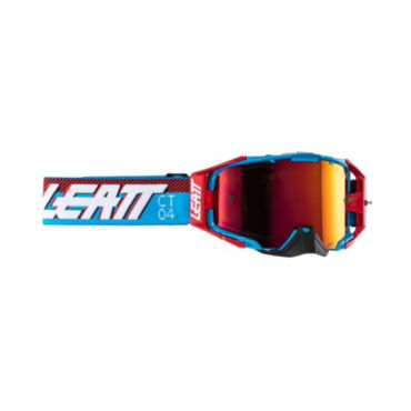 Маска кросс Leatt 6.5 Iriz Cyan Red 28% 2025 - миниатюра 1