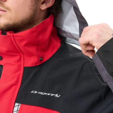 Dragonfly Куртка мембранная Quad Pro Man 2025 Red - Black - Grey - миниатюра 18