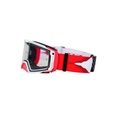 Очки кроссовые STARKS EF56 101HD(heavy duty) Белый Красный - миниатюра 4