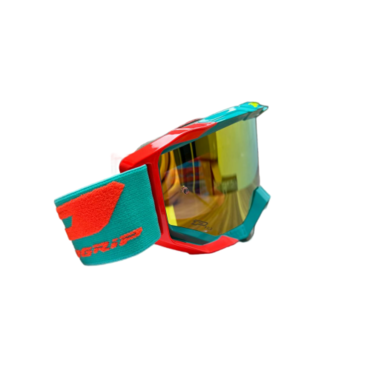 Маска кросс Progrip Vista 3303 383 FL линза 3349 ORANGE BILLIARD GREEN ORANGE   прозрачная линза - миниатюра 3