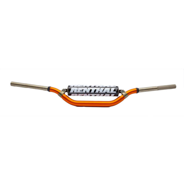 Руль алюминиевый RENTHAL TWINWALL MX Enduro 994 01 OR (810 x 99 мм) оранжевый