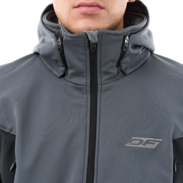 Dragonfly Мототолстовка DF Urban Man 2025 Grey с защитой - миниатюра 12