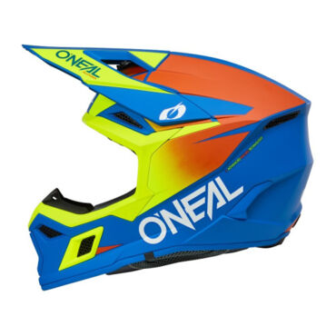 Oneal Шлем кроссовый 3Series Solid V.24 синий желтый - миниатюра 3