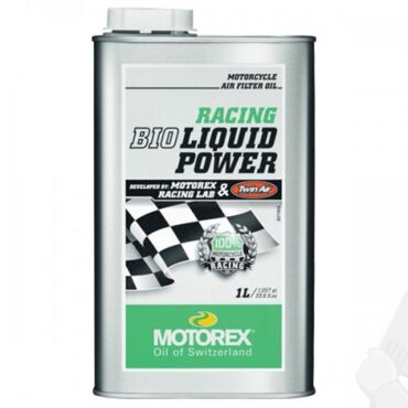 MOTOREX Racing Bio Liquid Power Oil Пропитка Масло для воздушного фильтра 1L // 303816 - миниатюра 1