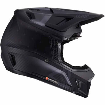 Шлем кроссовый Leatt 7.5 stealth с очками - миниатюра 4