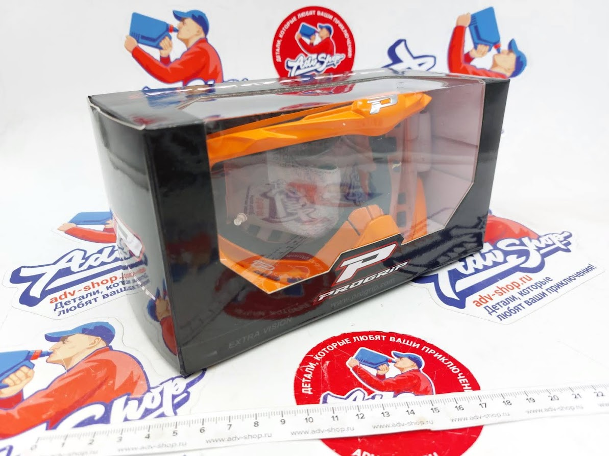 Progrip Atzaki 3201 166 ( очки ) маска оранжевая с защитой от царапин с прозрачной линзой 3213 // PZ3201AF - фото 4