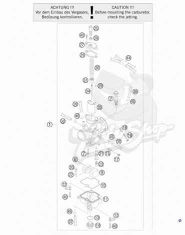 KTM IDLE JET 50 KEIHIN жиклер ( 54531607050 )