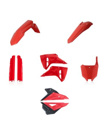 Комплект пластика Honda CRF250RX (2025 2026), CRF450RX (2025 2026), Originale Красно черный