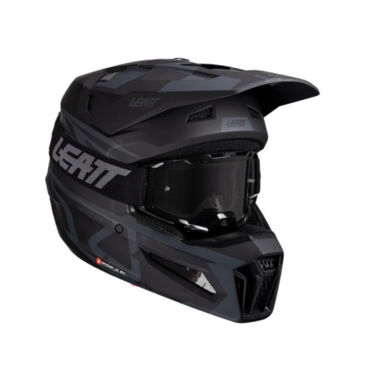 Leatt Шлем кроссовый Helmet Kit Moto 3.5 V25 Stealth - миниатюра 5