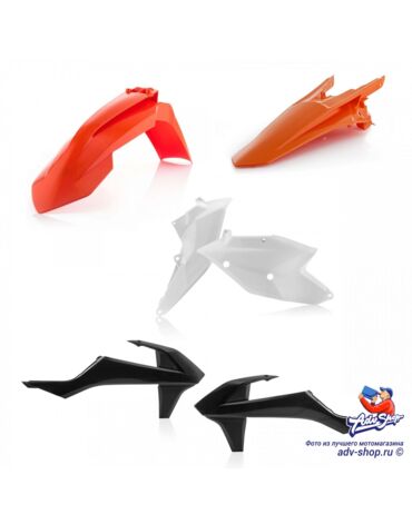 Acerbis plastic kit Replika 18 KTM EXC EXC F XC W 17 19 комплект пластика оранжевый черный 18  / 0022370.553.018